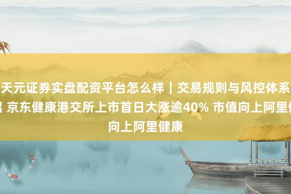 天元证券实盘配资平台怎么样｜交易规则与风控体系介绍 京东健康港交所上市首日大涨逾40% 市值向上阿里健康
