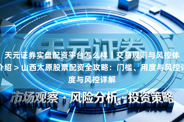 天元证券实盘配资平台怎么样｜交易规则与风控体系介绍 > 山西太原股票配资全攻略：门槛、用度与风控详解
